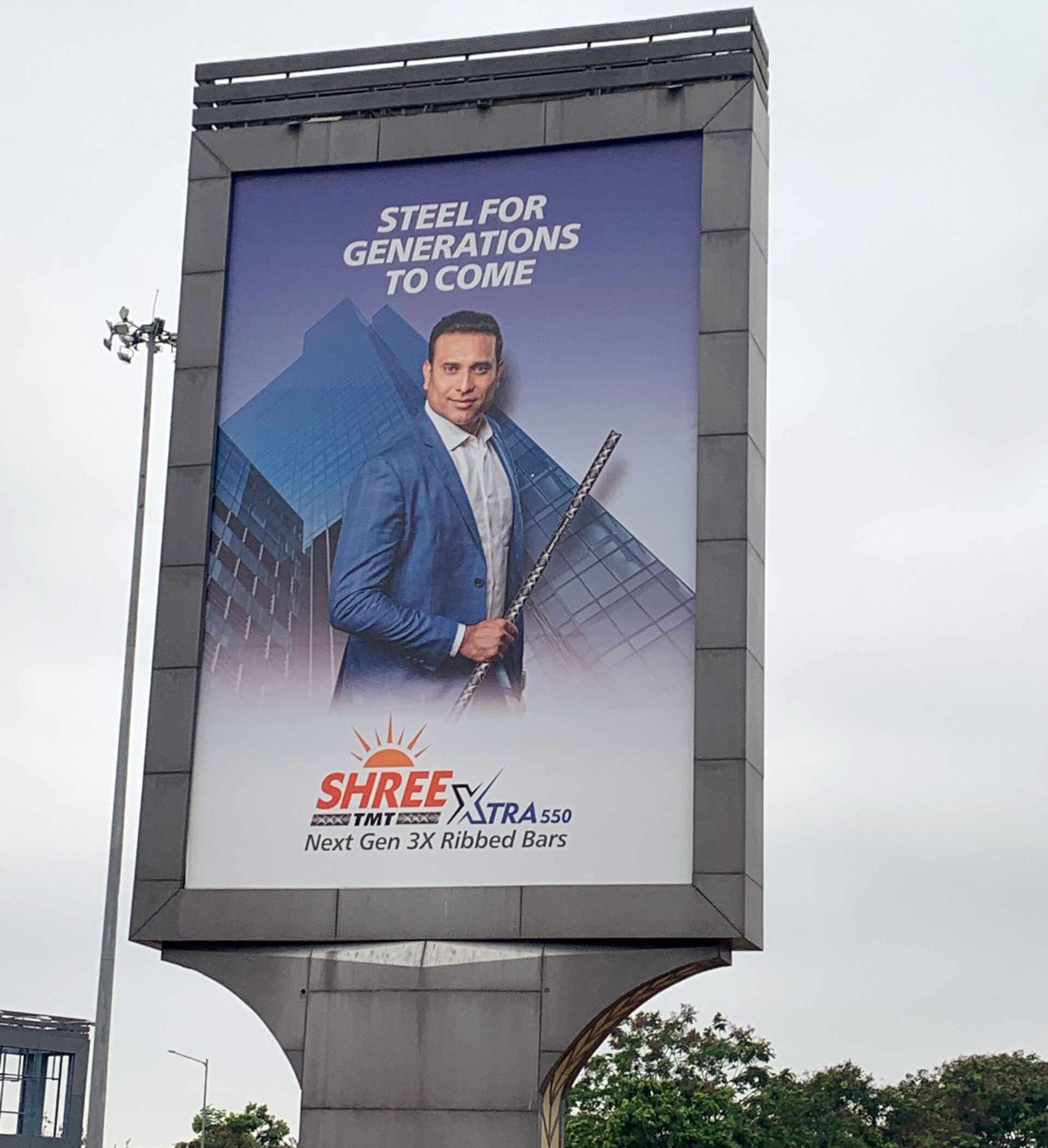 Advertisements in Hyderabad Airport.